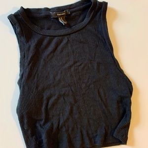 Classic black crop top - comfy and versatile